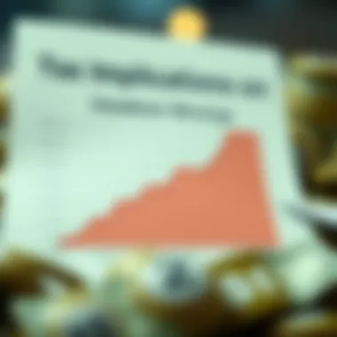 Graph illustrating tax implications on lottery winnings
