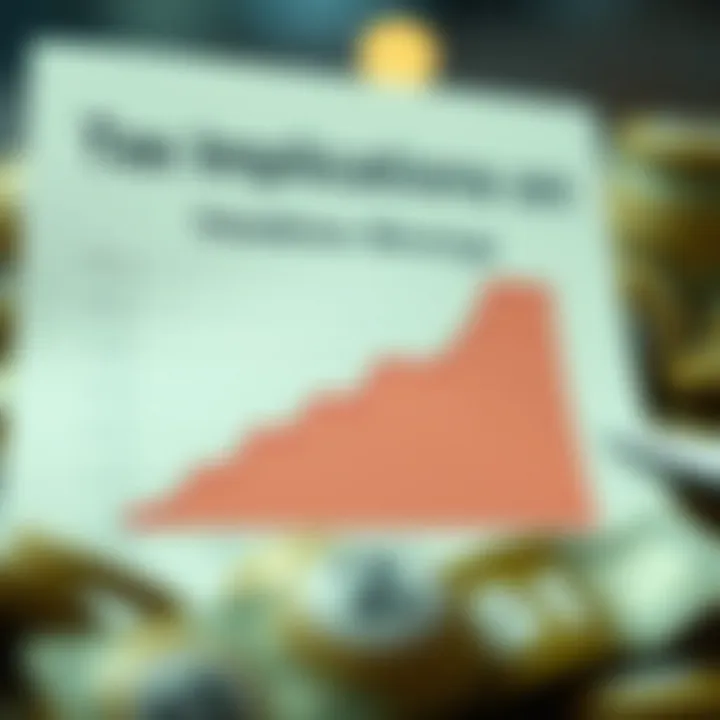 Graph illustrating tax implications on lottery winnings
