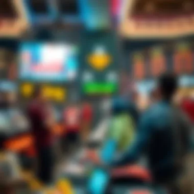 Visual overview of recent trends in lottery and sports betting.