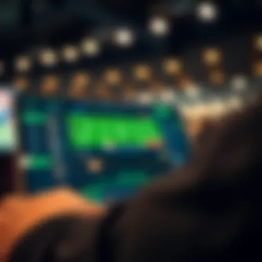 An engaging interface of a betting platform on a digital device