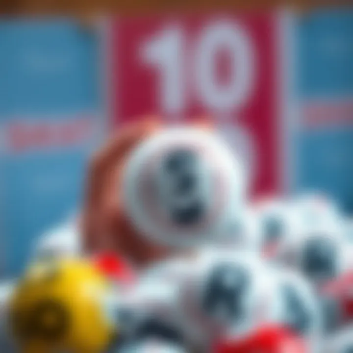 A visual representation of betting strategies for the UK lottery