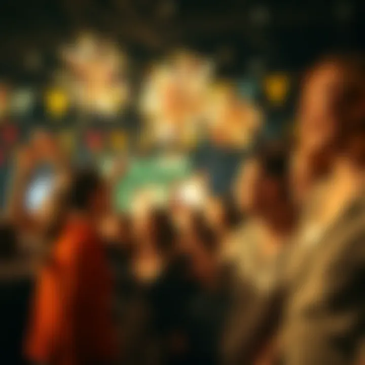 Community celebration after a major lottery win