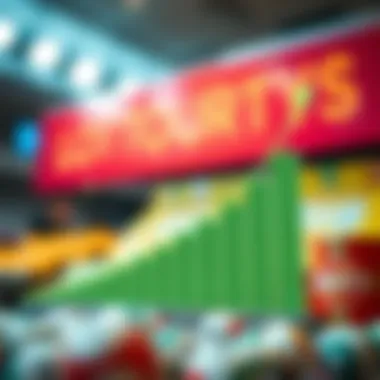 Graph showing growth of lottery prizes over the years