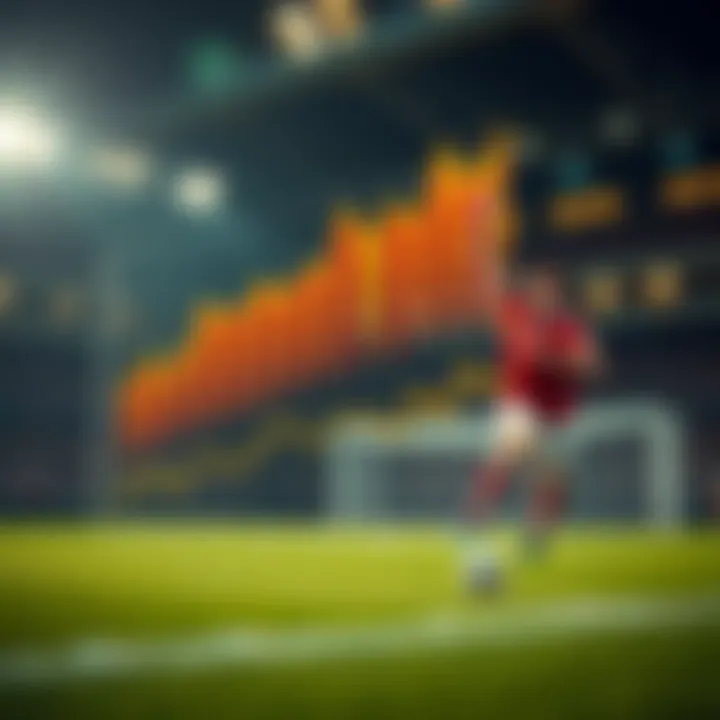 Visual representation of sports performance metrics