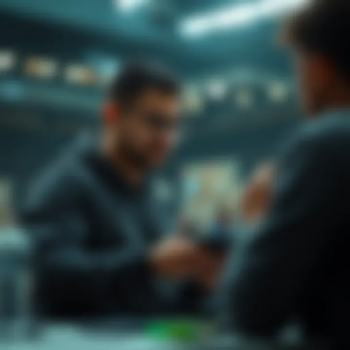 A user engaging with the community features of WBet.